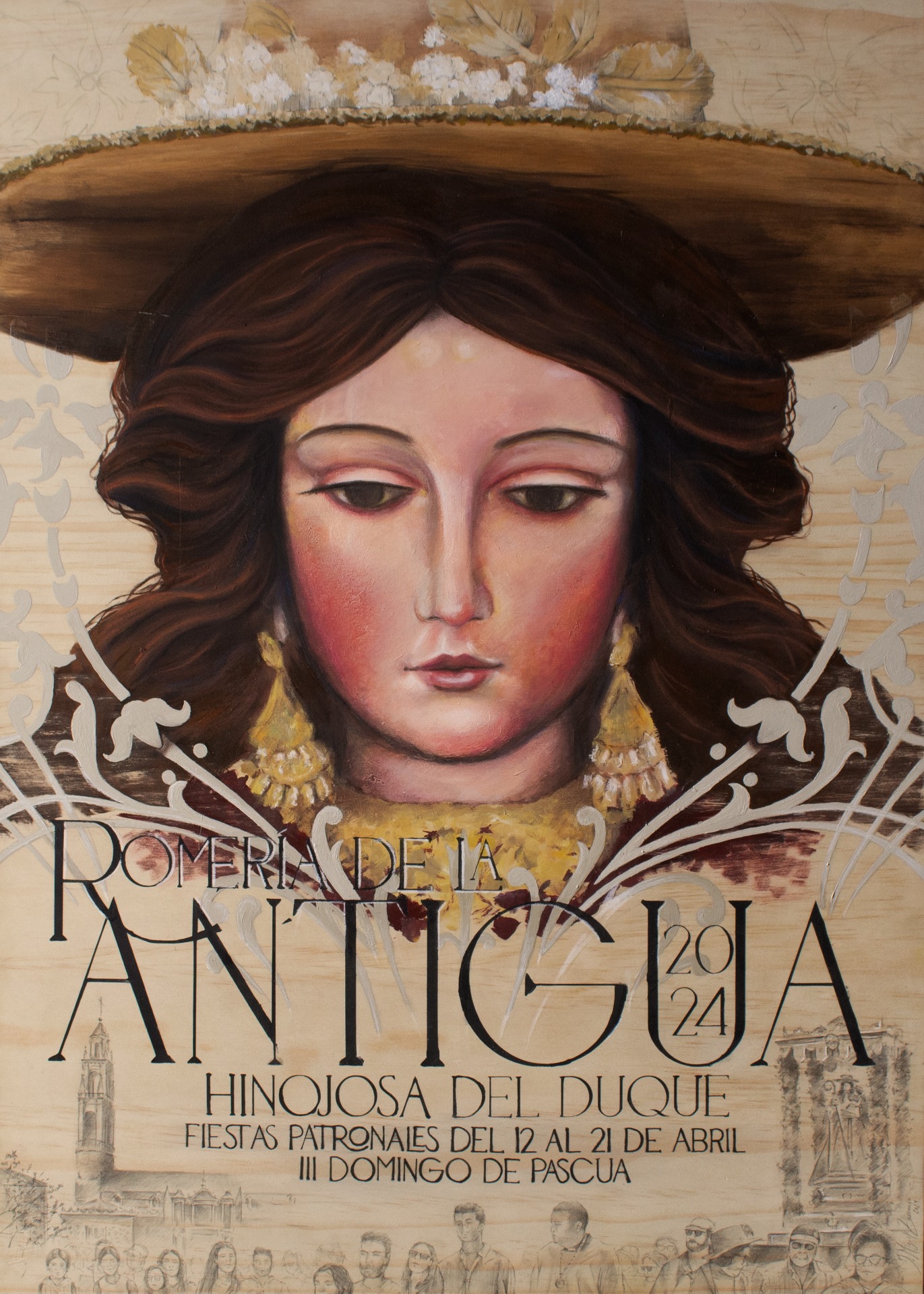 CARTEL DE LA ROMERIA DE LA ANTIGUA 2024